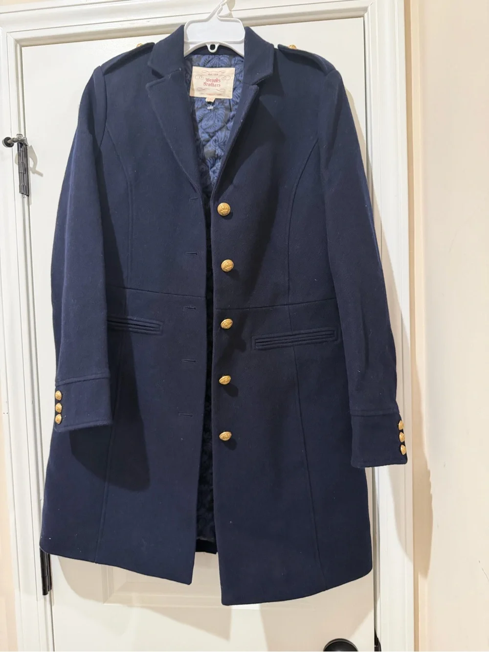 Brooks Brothers 100% wool coat size 8 - Picture 8 of 9